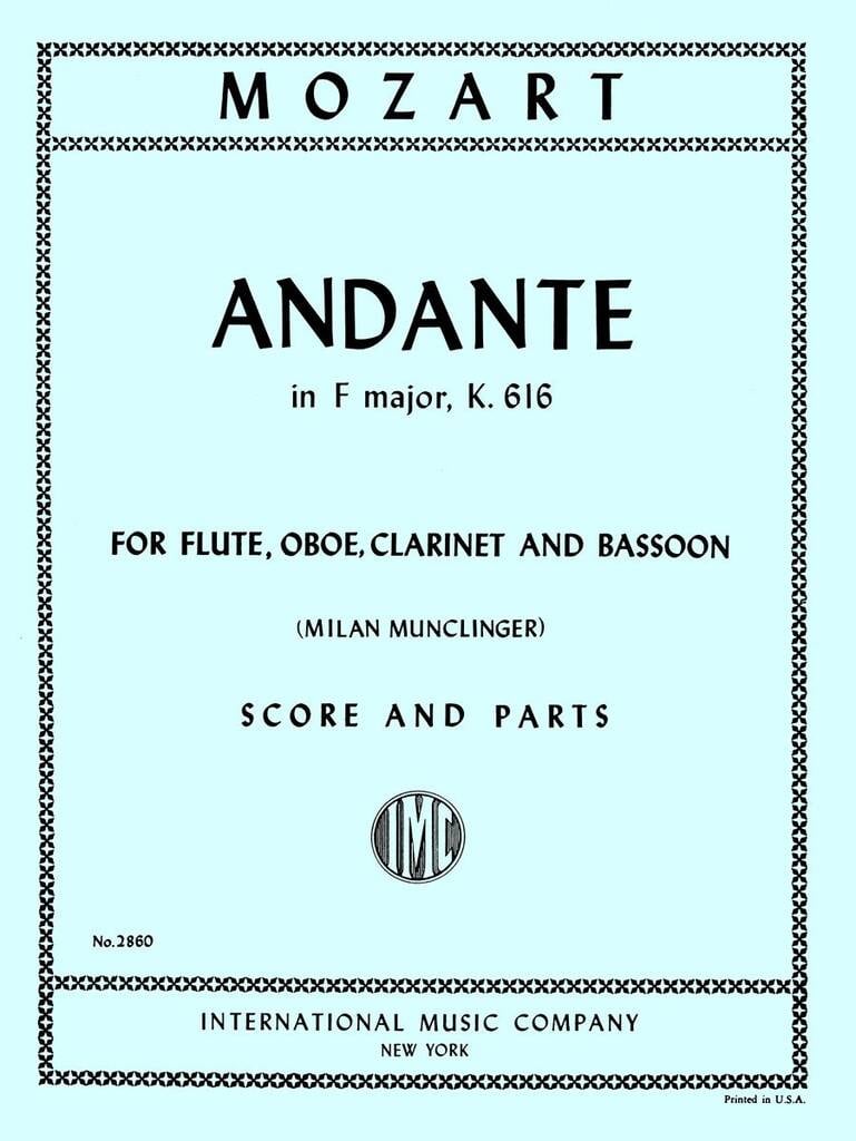 Andante Fa K 616 (Munclinger)